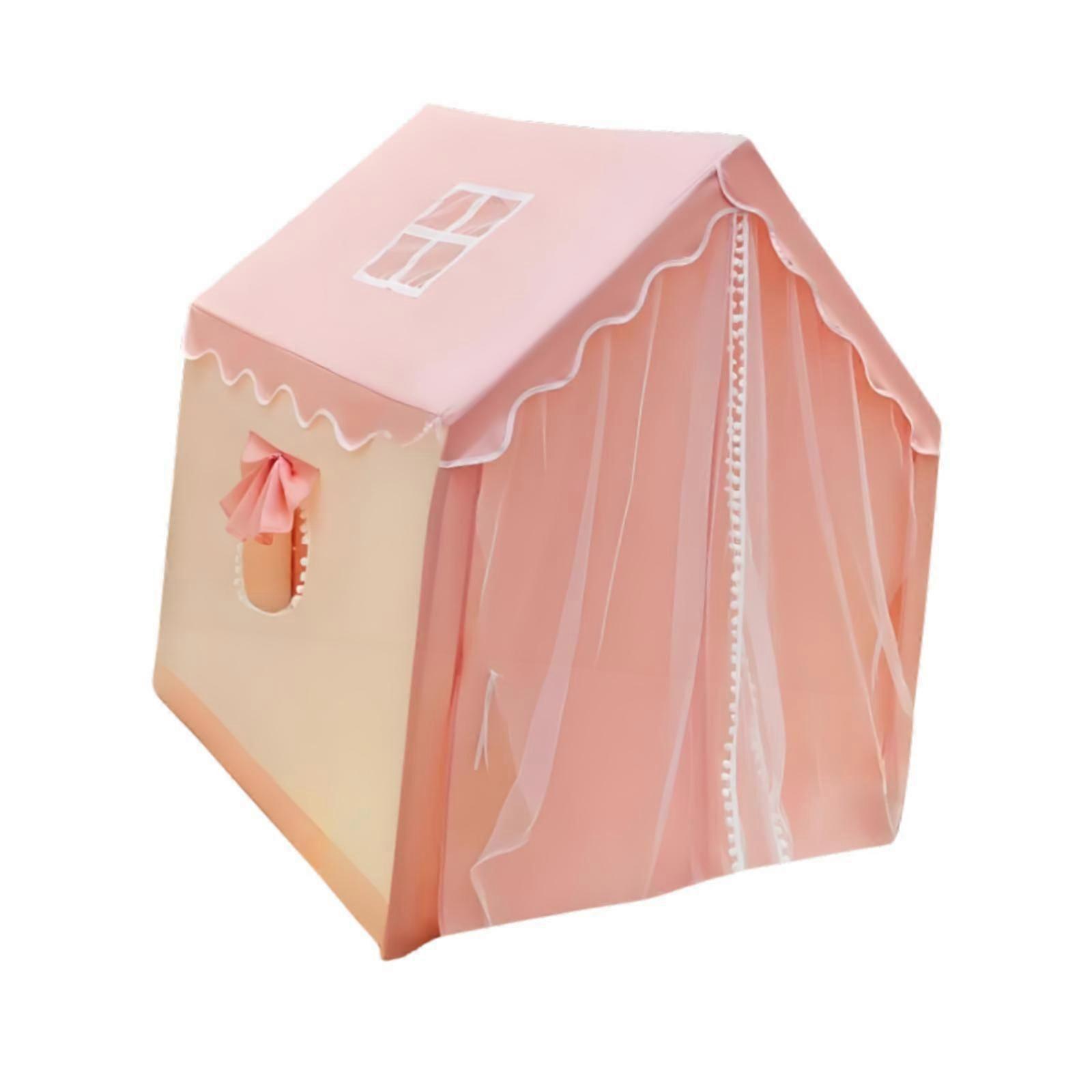 أطفال يلعبون خيمة لعبة بيت كرتون مسرح داخلي للنزهات في الفناء الخلفي حدائق وردي