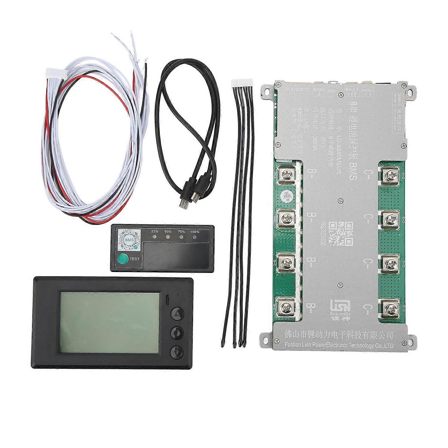 Active Battery Balance Board with Screen Lithium Cell Protection Board with Bluetooth Function 8S 3.