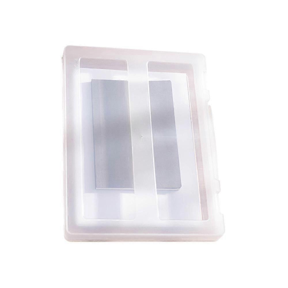 Portable Project Case Transparent File Storage Box Clear A4 File Plastic Document Holder