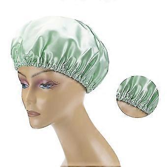 4pcs dusj cap kvinner doble vanntette lag dusj lue hårbeskyttelse eva dusj caps