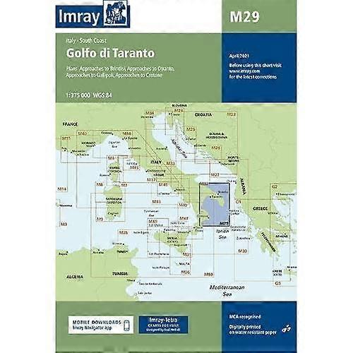 Imray Chart M29: Golfo di Taranto (M Series)