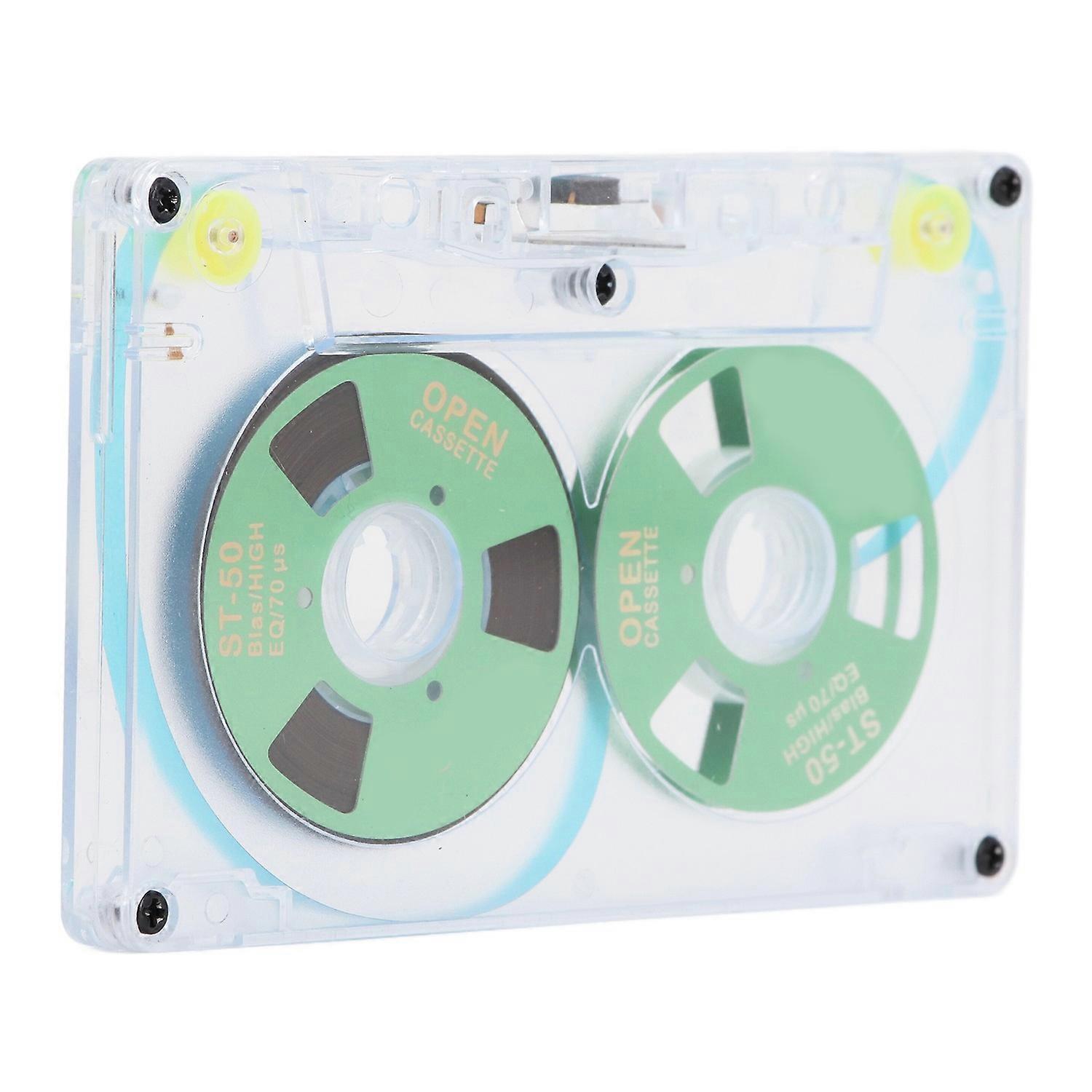 Blank Cassette Tapes for Recording Audio Tapes Low Noise High Output Clear Cassettes Tapes Empty Rec
