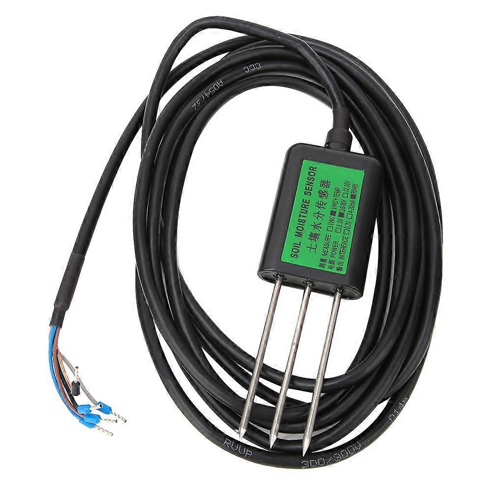 2 in 1 Function 4-20mA Soil Moisture Sensor Soil Temperature Humidity Testing Tool
