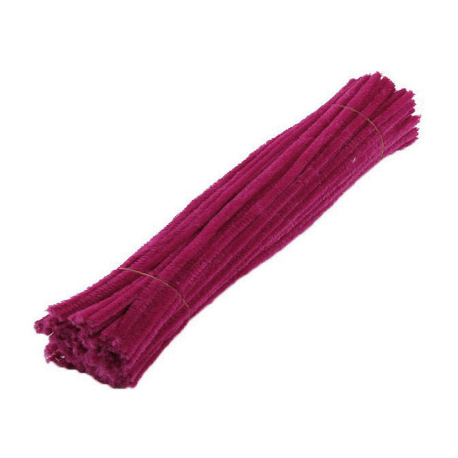 100 Pipe Cleaners in Every Color of The Rainbow Chenille Stems Twist Sticks Great for DIY Arts & Crafts Projects  Ink