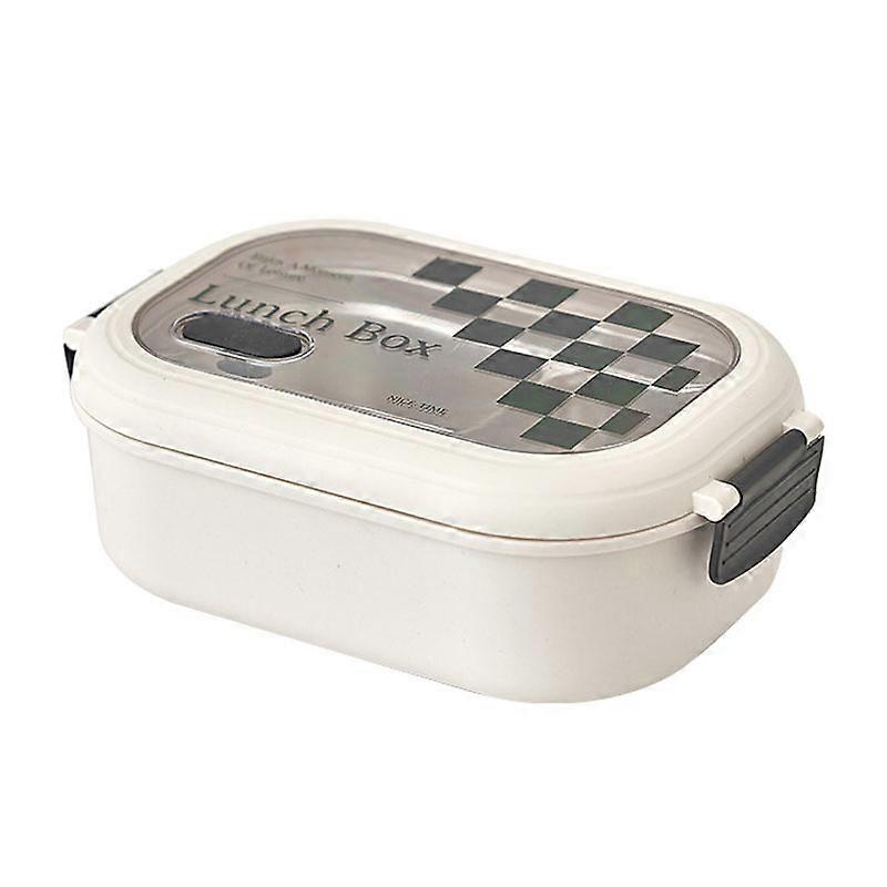 2 Compartment Bento Box Heat Preservation Stainless Steel Interlayer Lunch Box Airtight Portable Containers for School Office