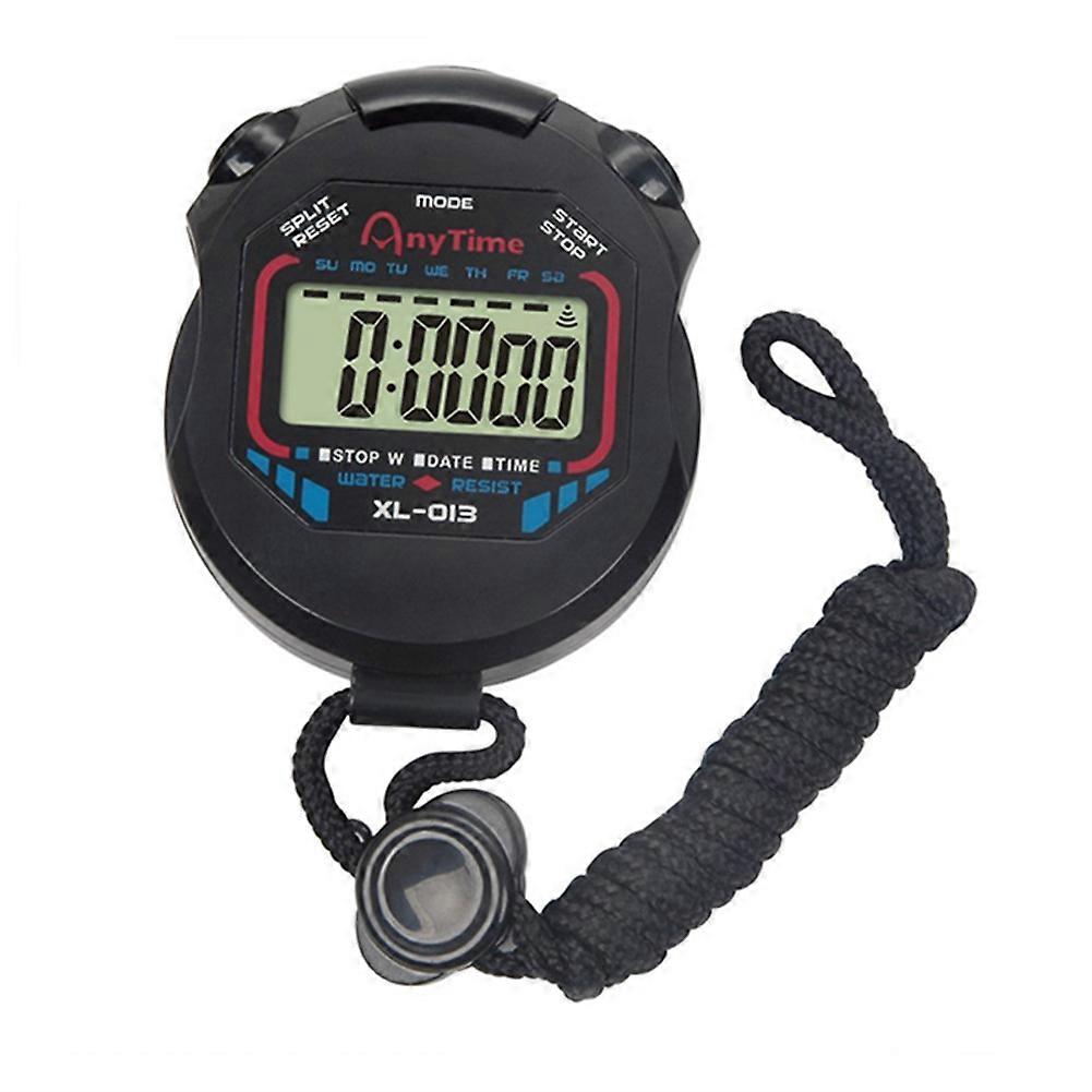 Handheld Stopwatch Digital Chronograph Sport Counter Lap Timer Stop Watch Clock
