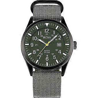 Mens klockor Military Army Watch Analog kvarts Unisex vattentäta klockor för män Date Display