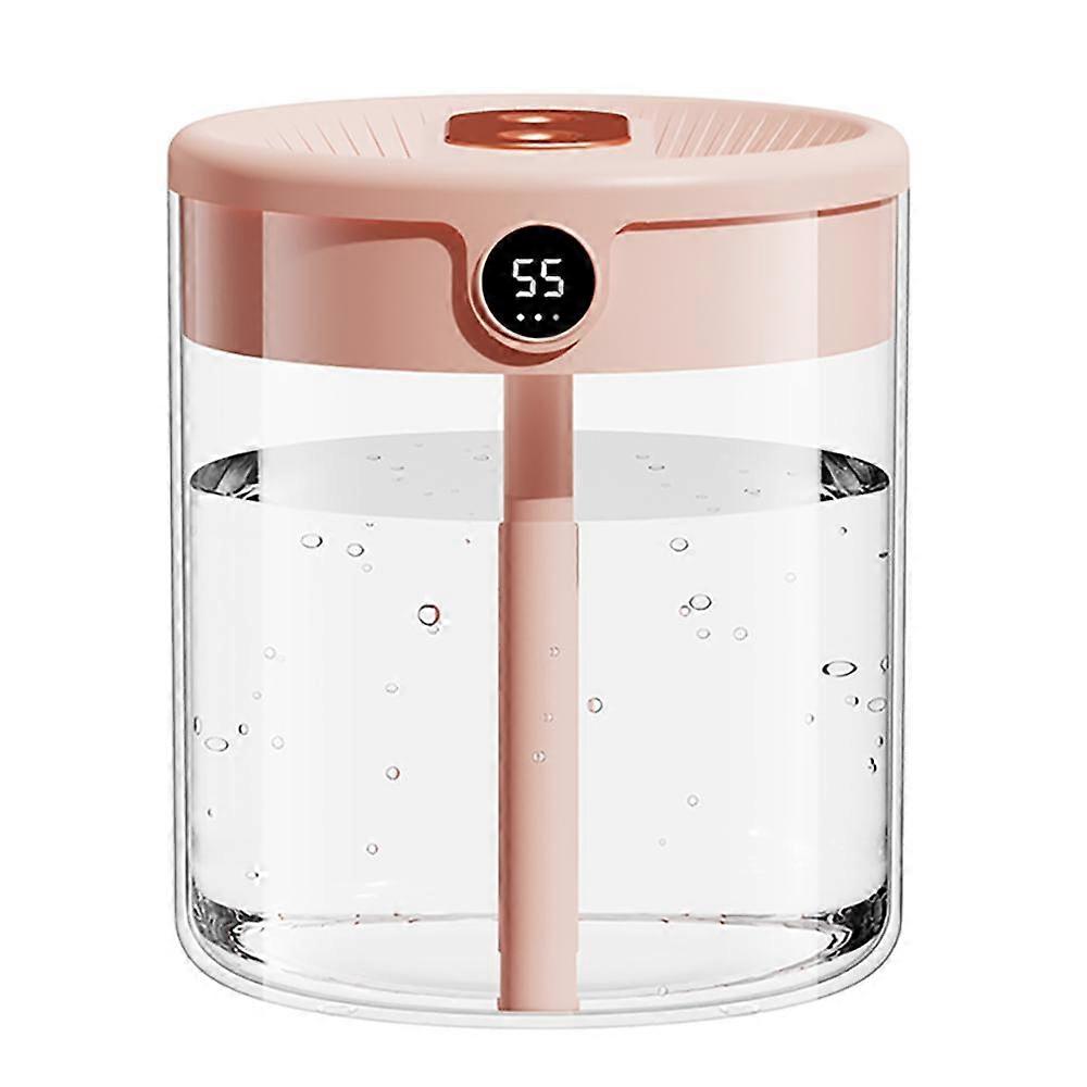 1 Pcs Air Humidifier 2L Large Capacity Double Nozzle, with LCD Humidity Display Fragrant Essential Oil Diffuser HMM