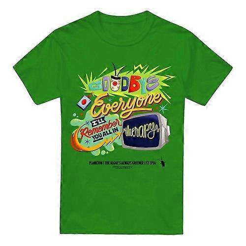SpongeBob SquarePants Mens Therapy Plankton T-Shirt