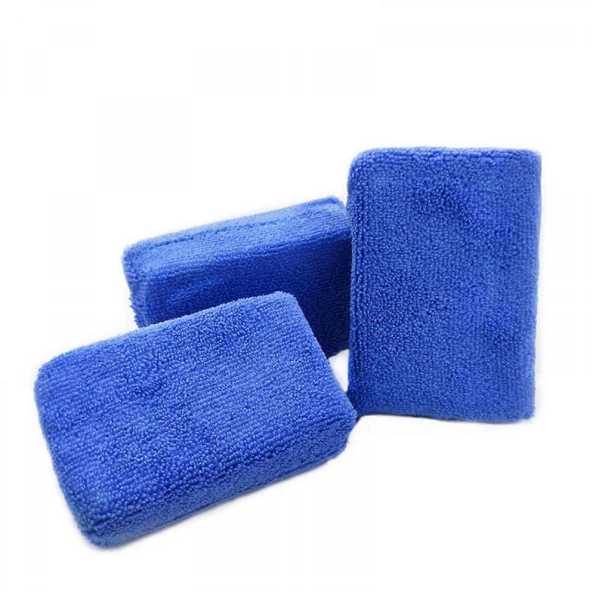 Microfiber Ultra-Soft Applicator Foam, Blue, 3-Pack