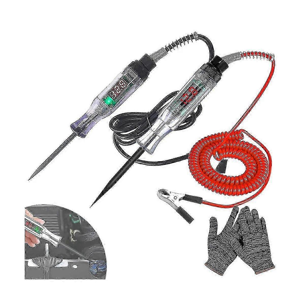Car Truck Circuit Test Pen,automotive Circuit Tester,digital Electric Circuit Lcd Tester Truck Volt