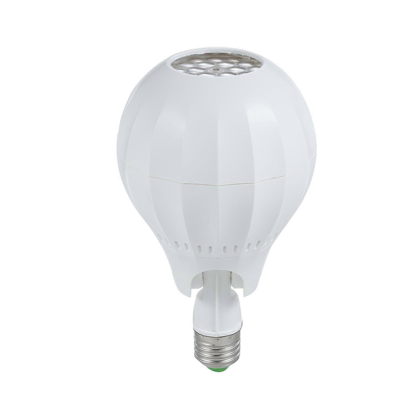 Christmas Pattern Projector Light E27 RGB Light Bulb Voice-Controlled 360 Rotating for Bar Stage Party