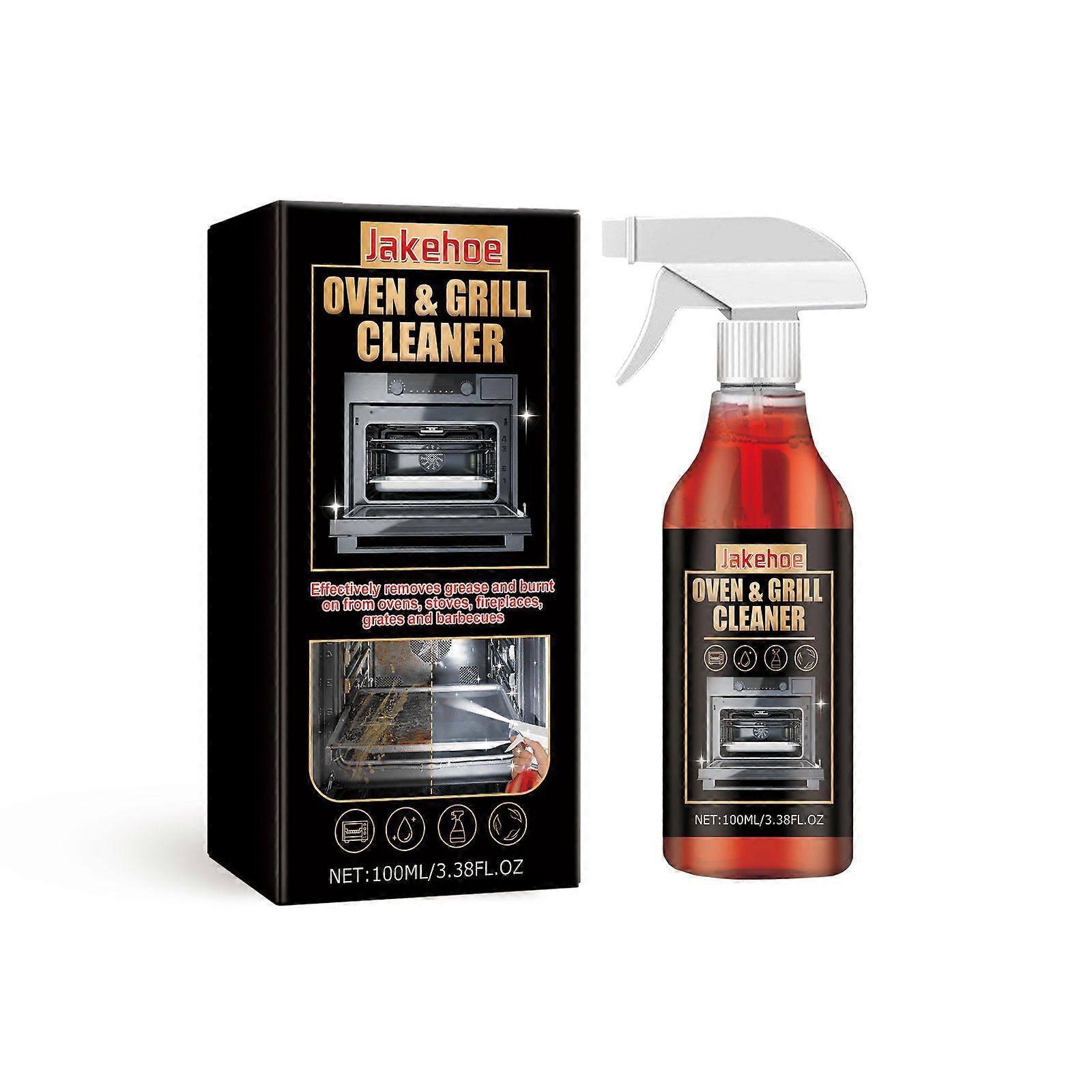 Powerful Oven & Grill Cleaner - Deep Cleaning Foam Spray for Grease, Odor Removal & Improved Oven Efficiency - 100ml