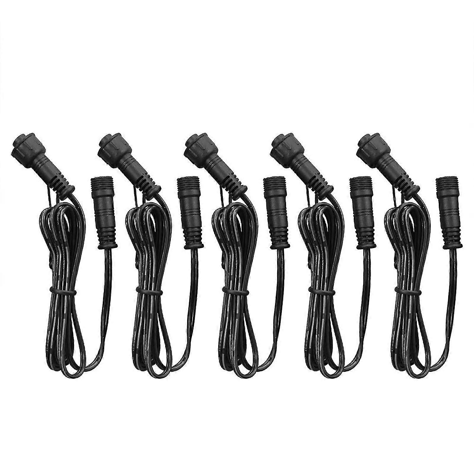 5pcs Extension Cable Wire compatible Deck Light Length 2 Pin Extension Cord