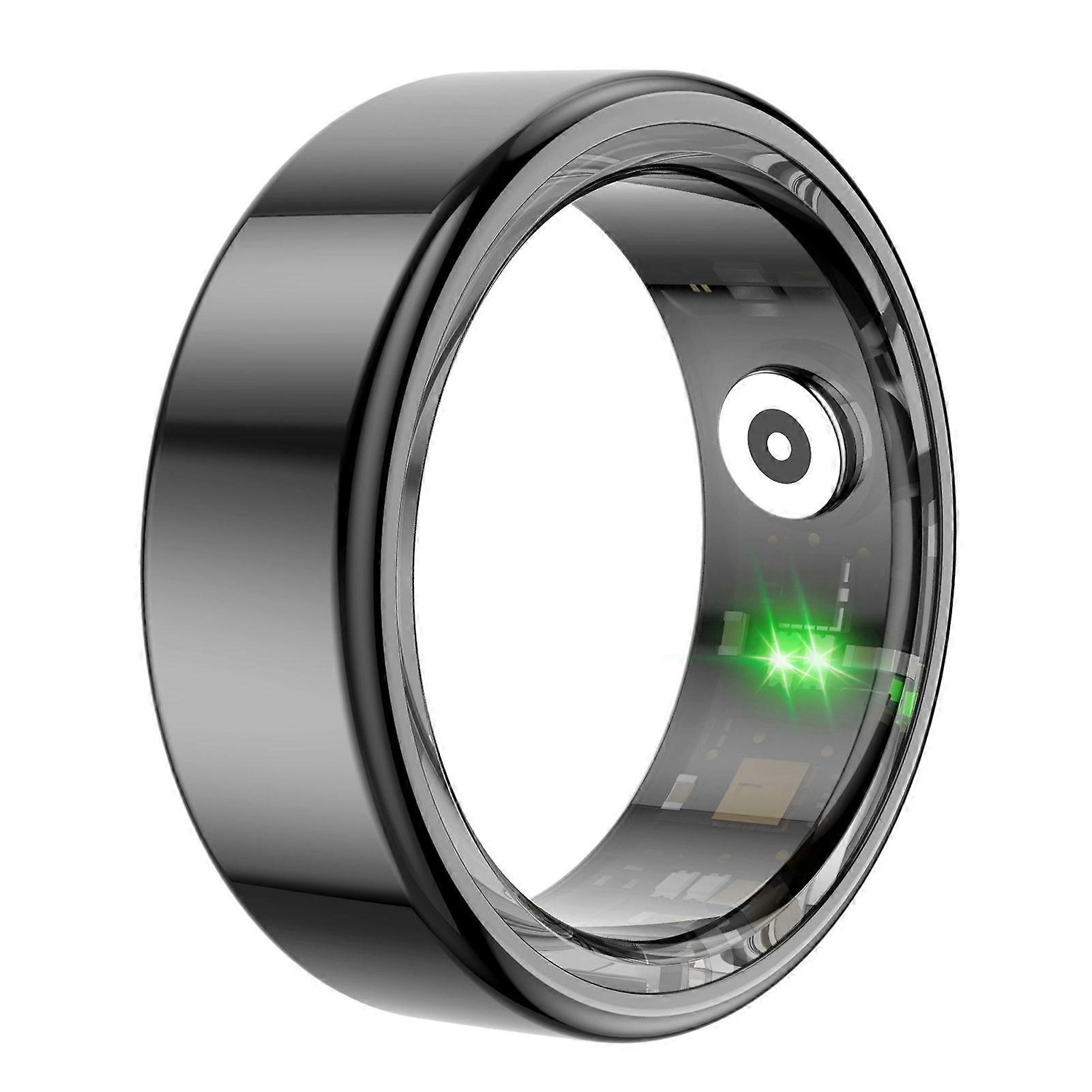 Bluetooth Smart Ring Health Tracker - Puls, Blod Ilt & Søvn Monitor, IP68 Vandtæt Fitness Tracker til Mænd Kvinder