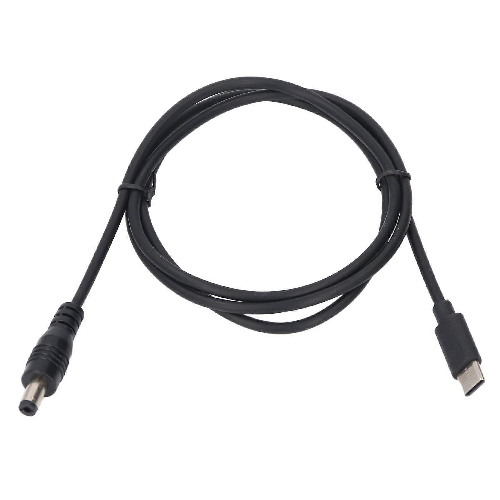 15M 49.2FT USB Type C to DC Power Cable Replacement 5.5x2.1mm Interface Converter Cord for 100W PD Power Source 