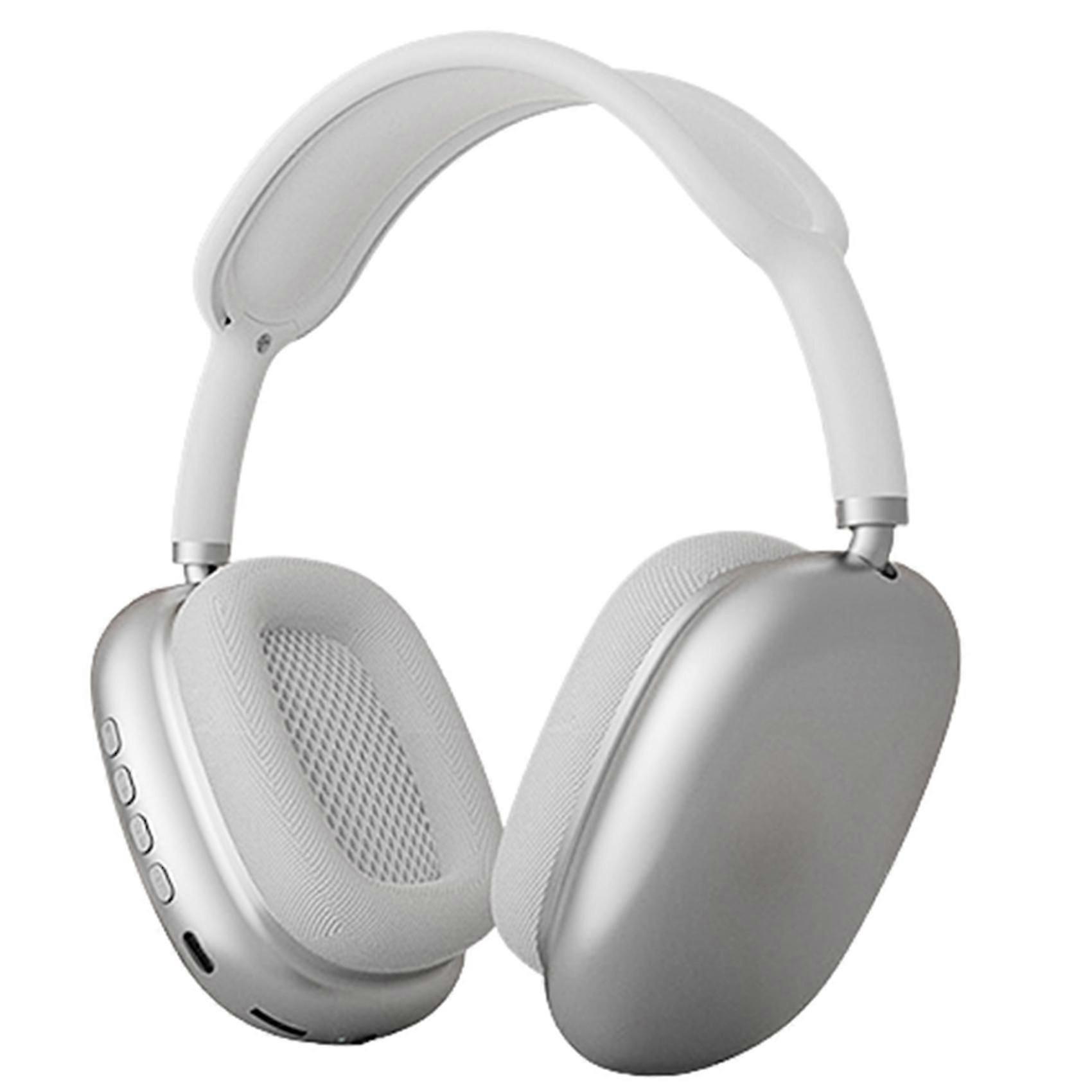 Bluetooth 5.0 Headphones, Over-Ear Wireless Headphones, for Game Console , Computer (White)