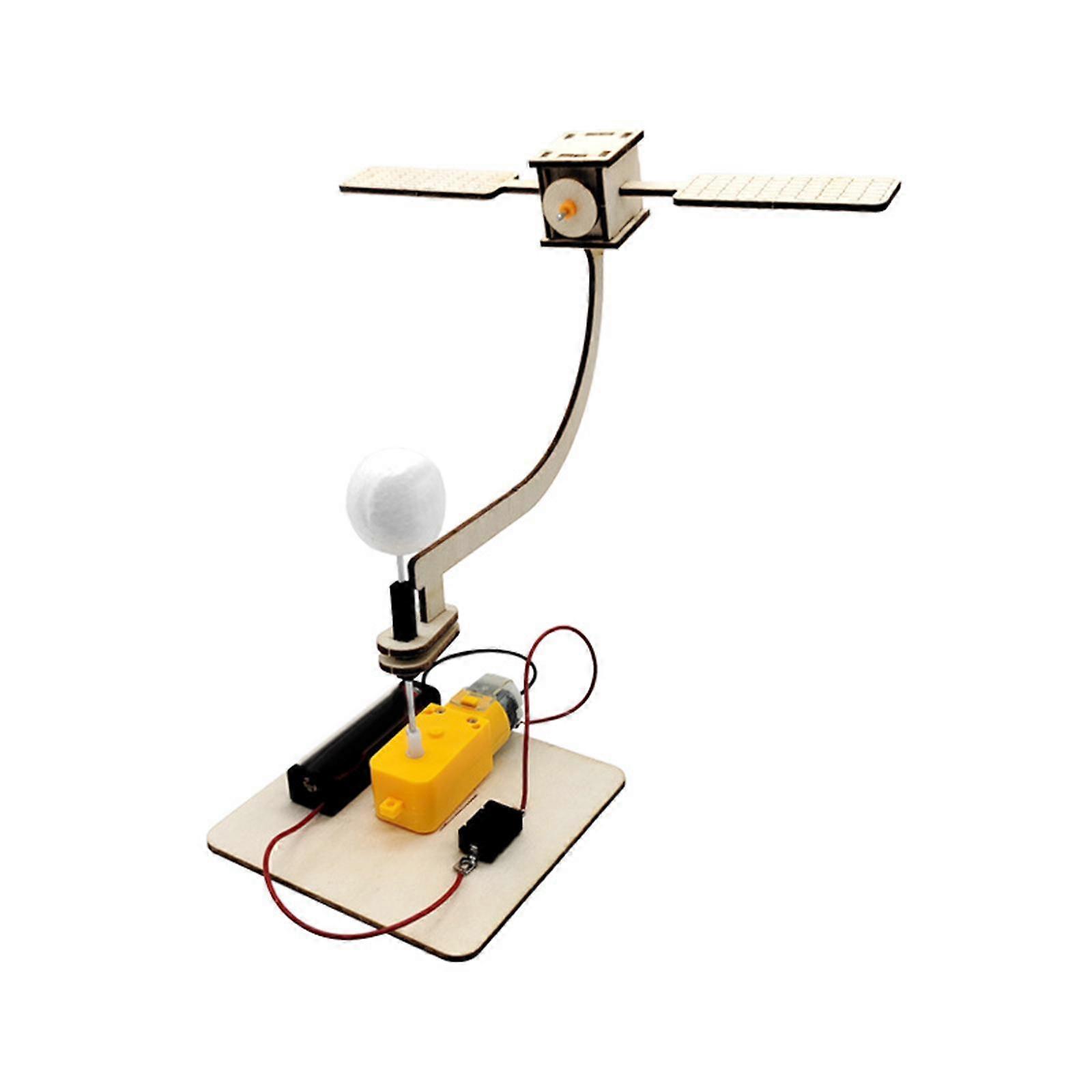 Rotating Moon Set Playing Educational Toy DIY Science Experiments