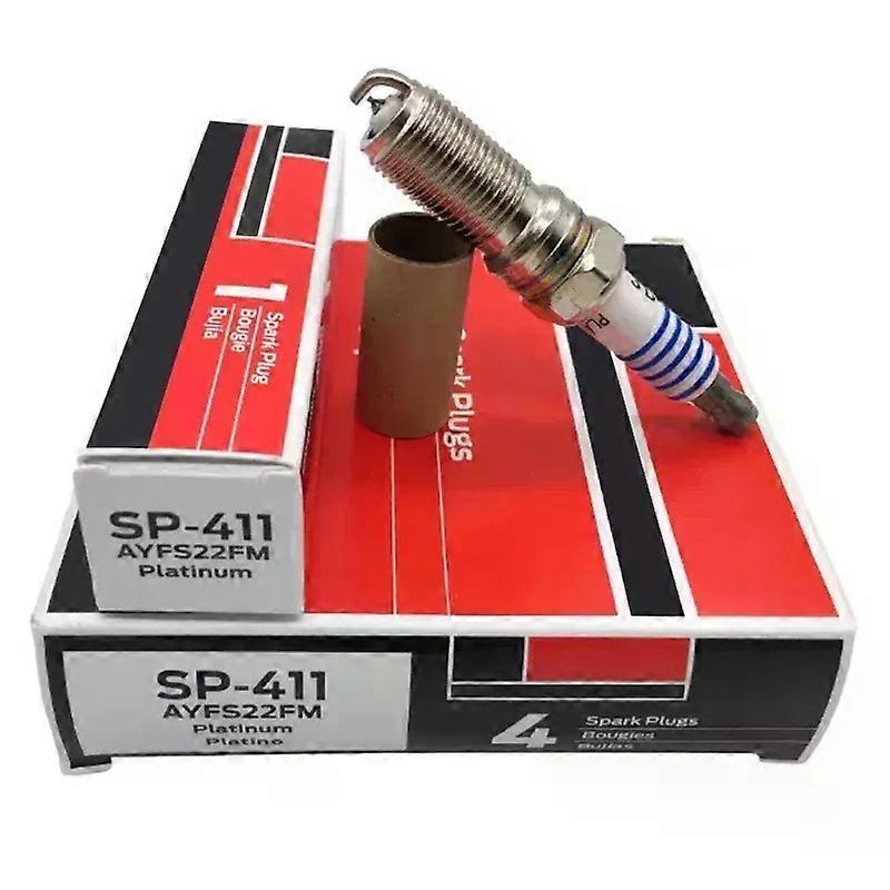 SP-411 AYFS22FM Iridium Spark Plug compatible for compatible Flex Taurus Fusion Mazda CX7 CX9 3 5 6 Lincoln MKS MKT MKZ Car Ignition Candles