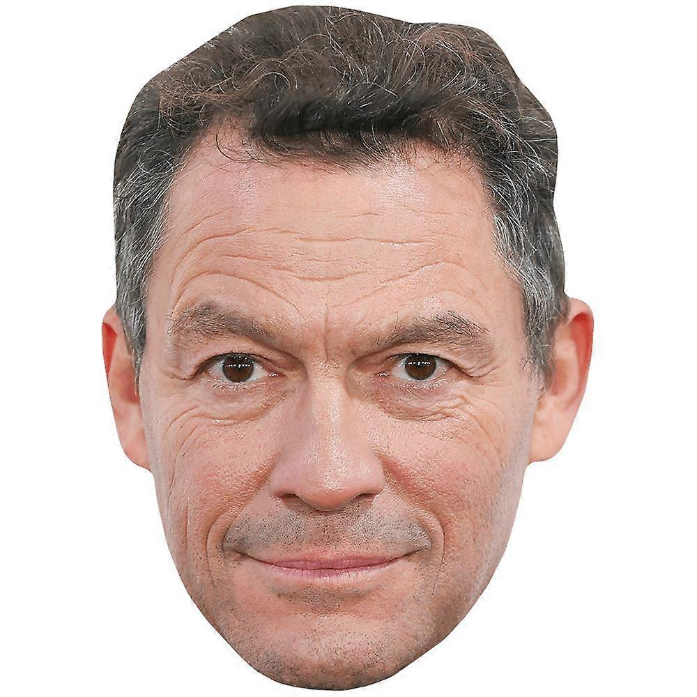 Dominic West (Stubble) Celebrity Mask, Flat Card Face