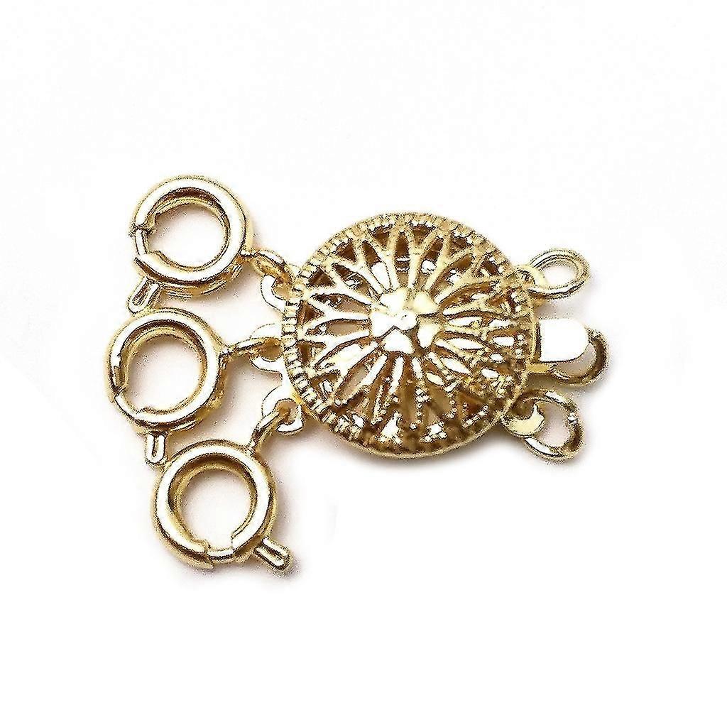 Multi Strands Clasps Layering Necklace Clasp Separator for Stackable Chains DIY