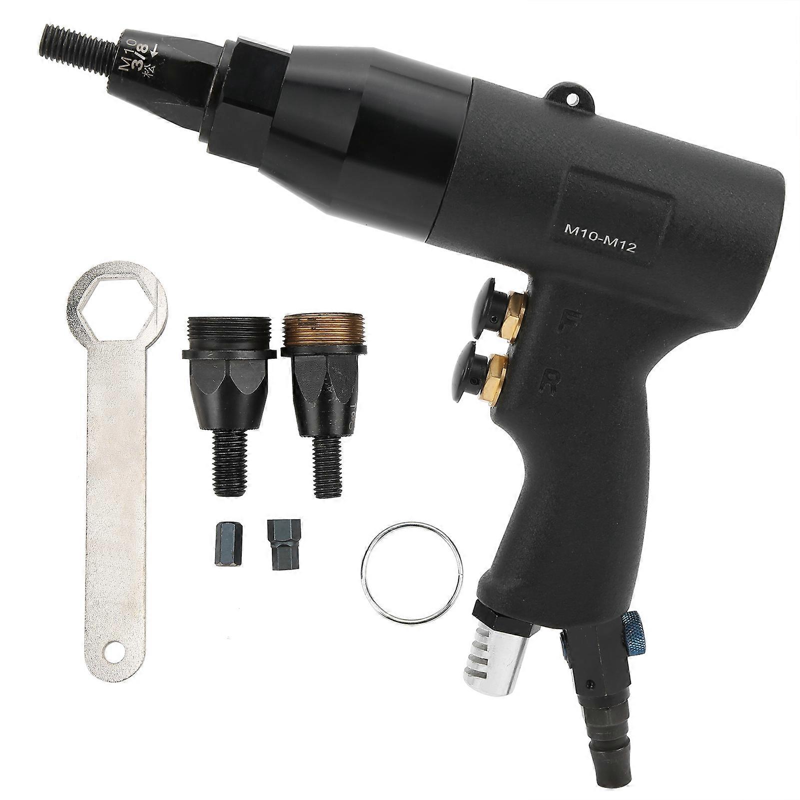 KOPO Pneumatic Air Riveter Riveting Pull Pliers Gun Pulling Rivets Machine Tool M10M12 KP‑741B