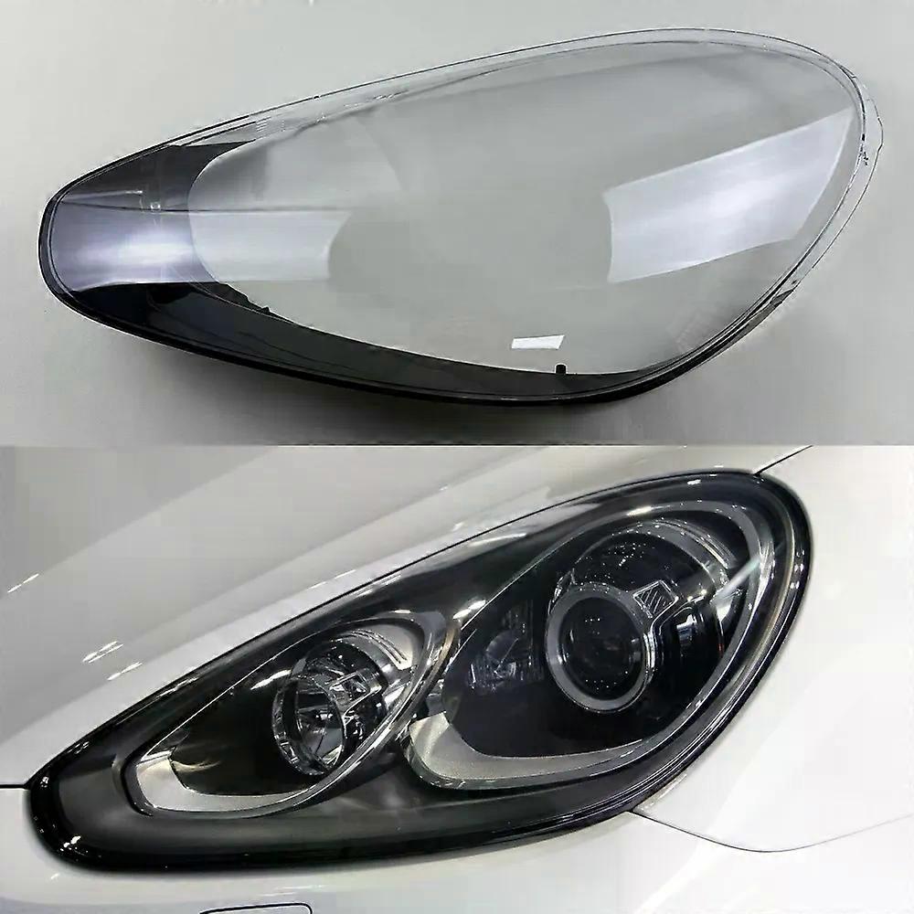 til Porsche Cayenne 2015 2016 2017 Biltilbehør Forlygtedæksel Gennemsigtige lampeskærmslamper Forlygte Shell Lens Plexiglas