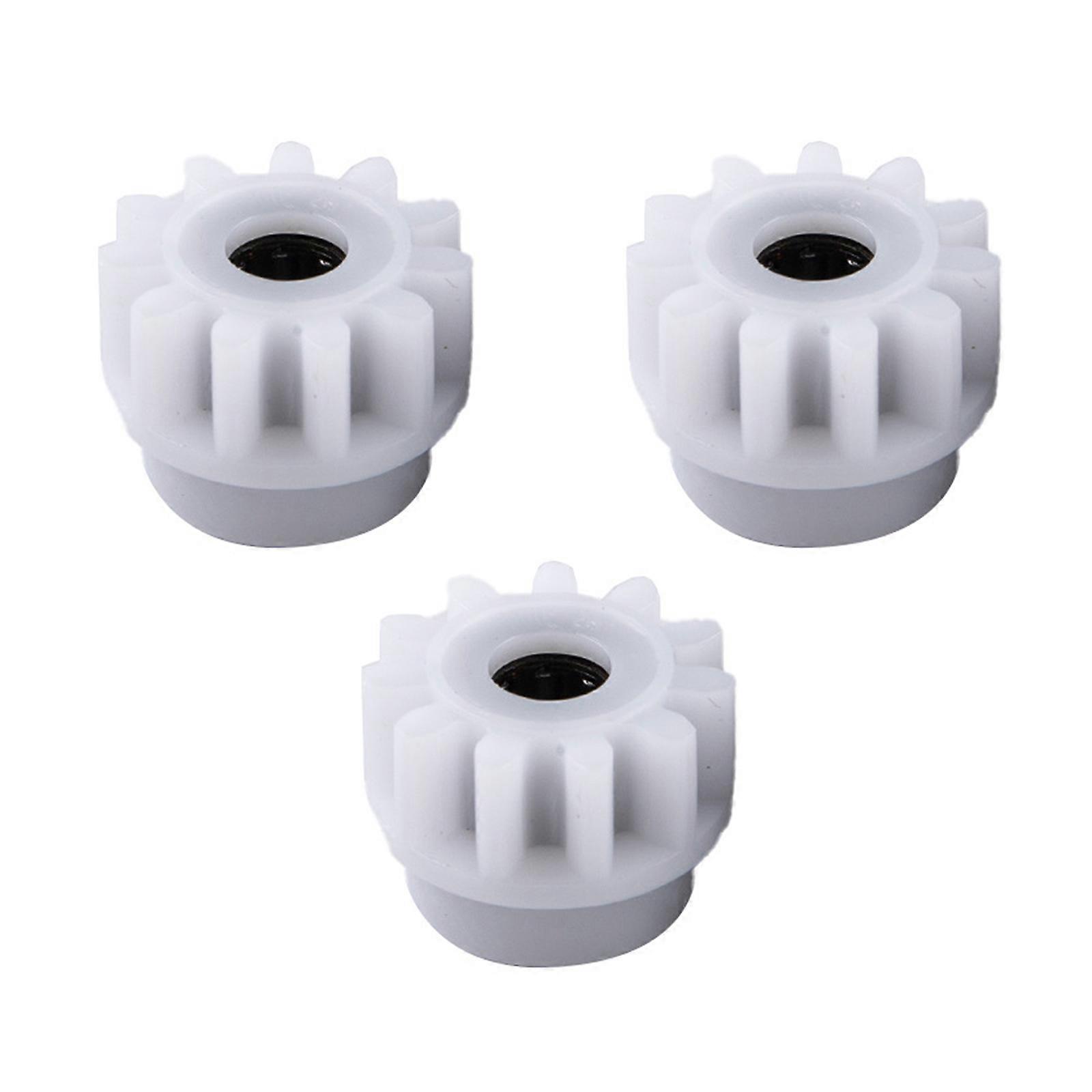 3Pcs One-Way Transmission Spin Gear Replacement for Mop Pedal Rotating Mops Bucket Accessories Clutch Sweeper Parts White