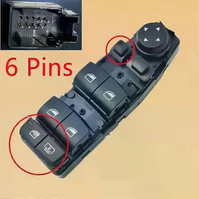 Car Master Power Window Switch Lifter Control compatible for 3 5 X3 X5 525i 535i 530i F30 F35 F10 F11 2012-2018 61319208109 61316945874