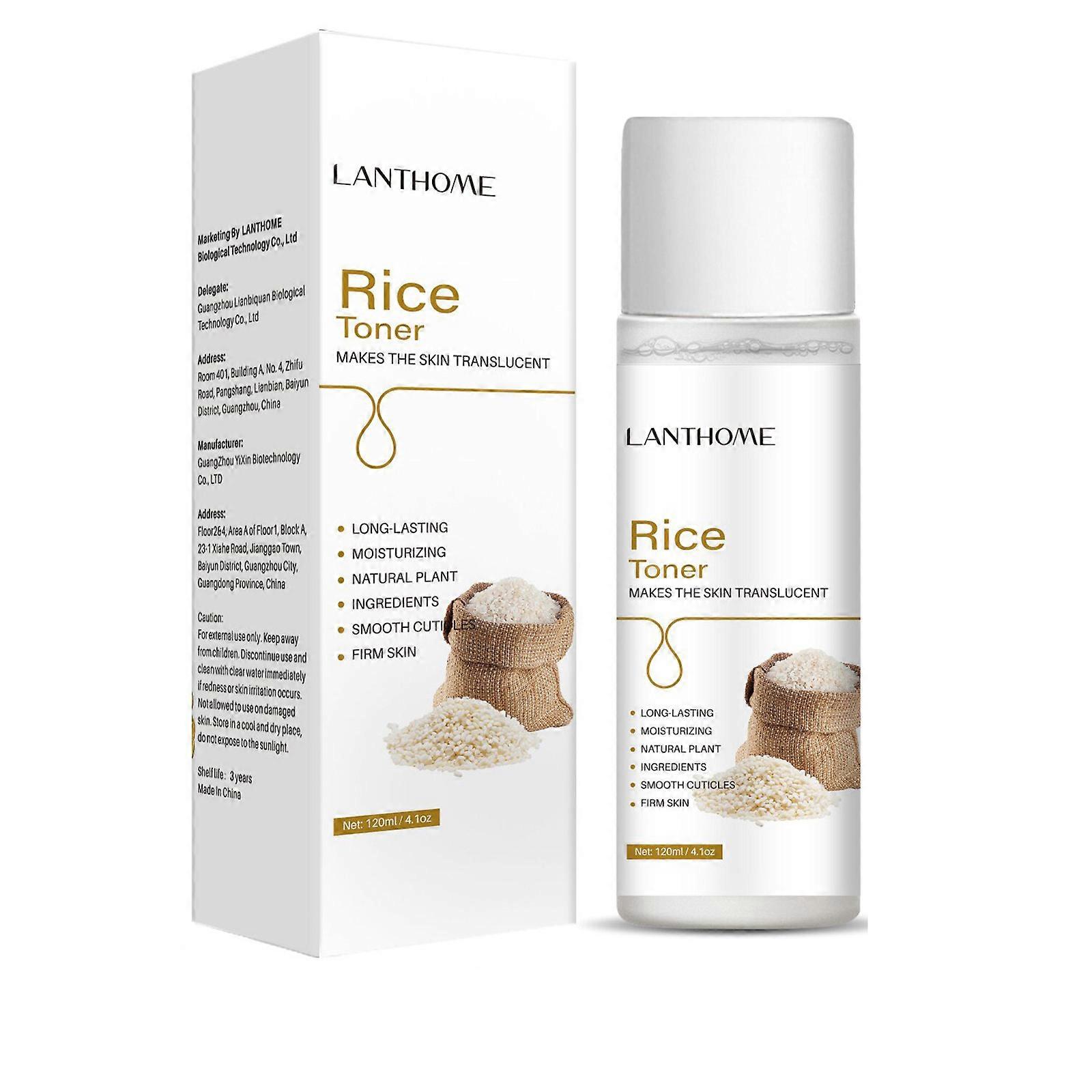 Helps To Skin Tone Reduce Dullness And Make Skin Tone More Even Use The Skin Looks More Radiant With Rice Toner120ml