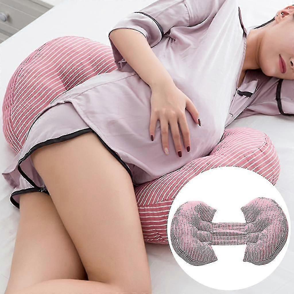 U-shaped Pregnancy Pillow For Abdominal Support Side