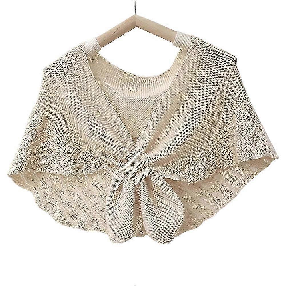 Women Small Shawl for Spring Autumn Fashion Knitted Scarf Soft Comfortable Shoulder Wraps