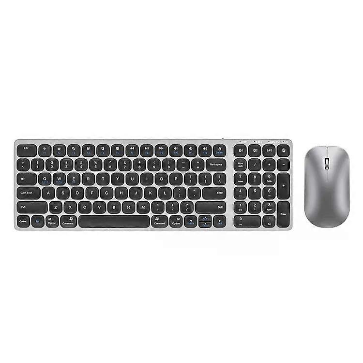 Wireless Bluetooth Keyboard and Silent Mouse Set-3 Modes Charging