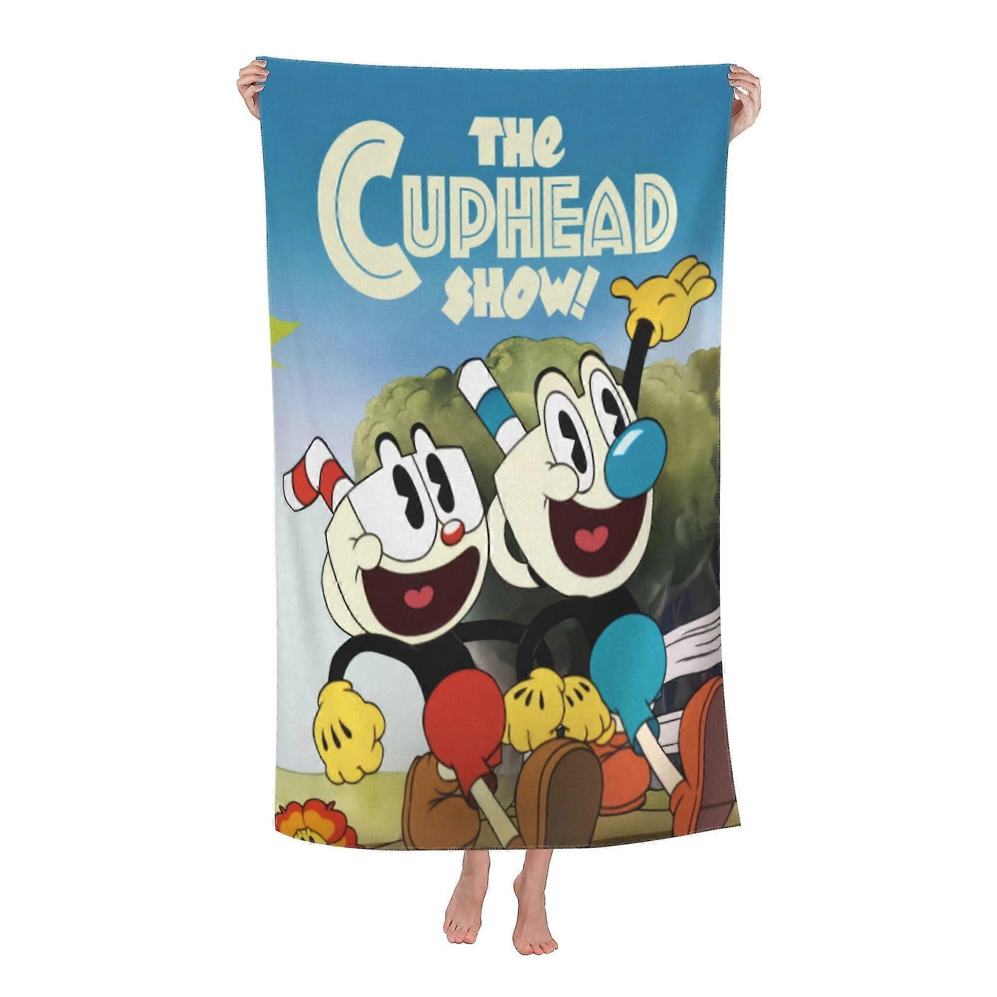 Cuphead Beach Towel, Large Microfiber Bath Towel #5v5l