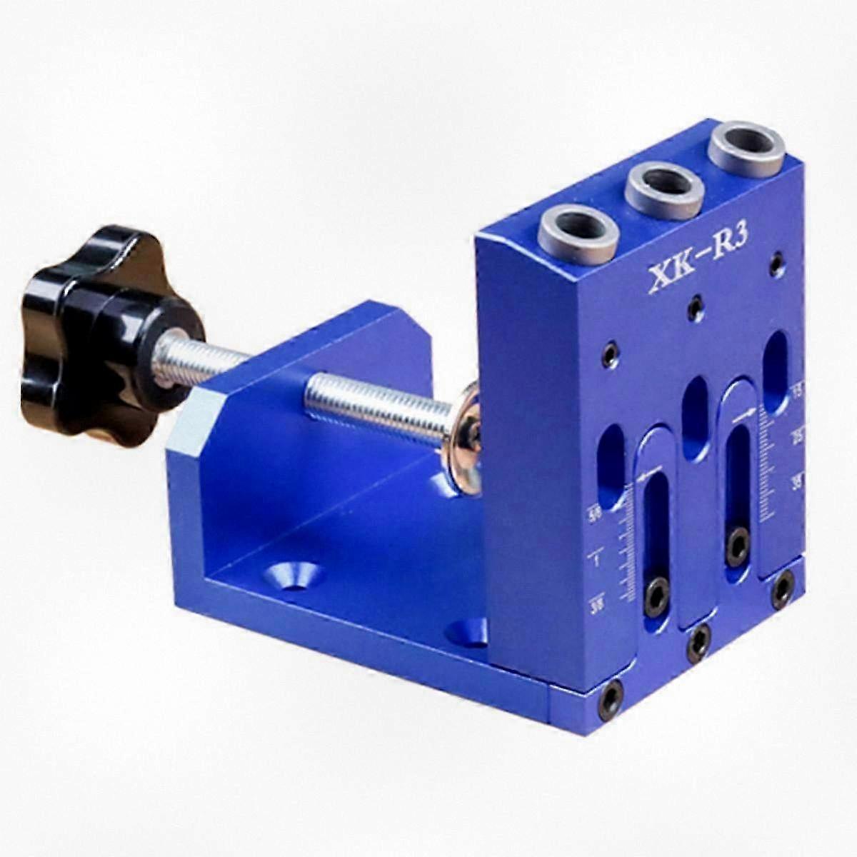 Adjustable Woodworking Jig for Diagonal Pocket Holes Furniture Joinery Tool