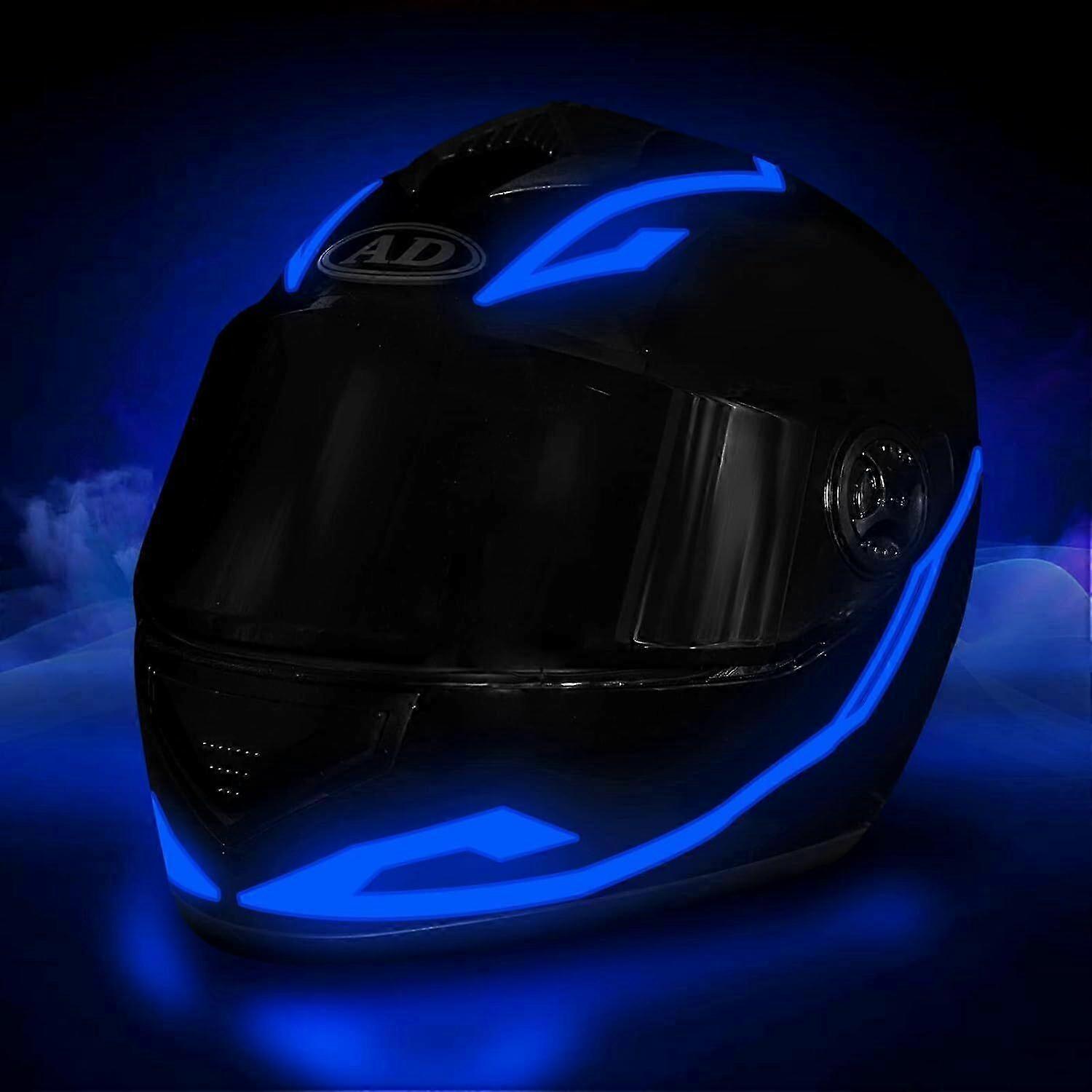 EL lysstrimler for motorsykkelhjelmer - nattsynssignal ridehjelp