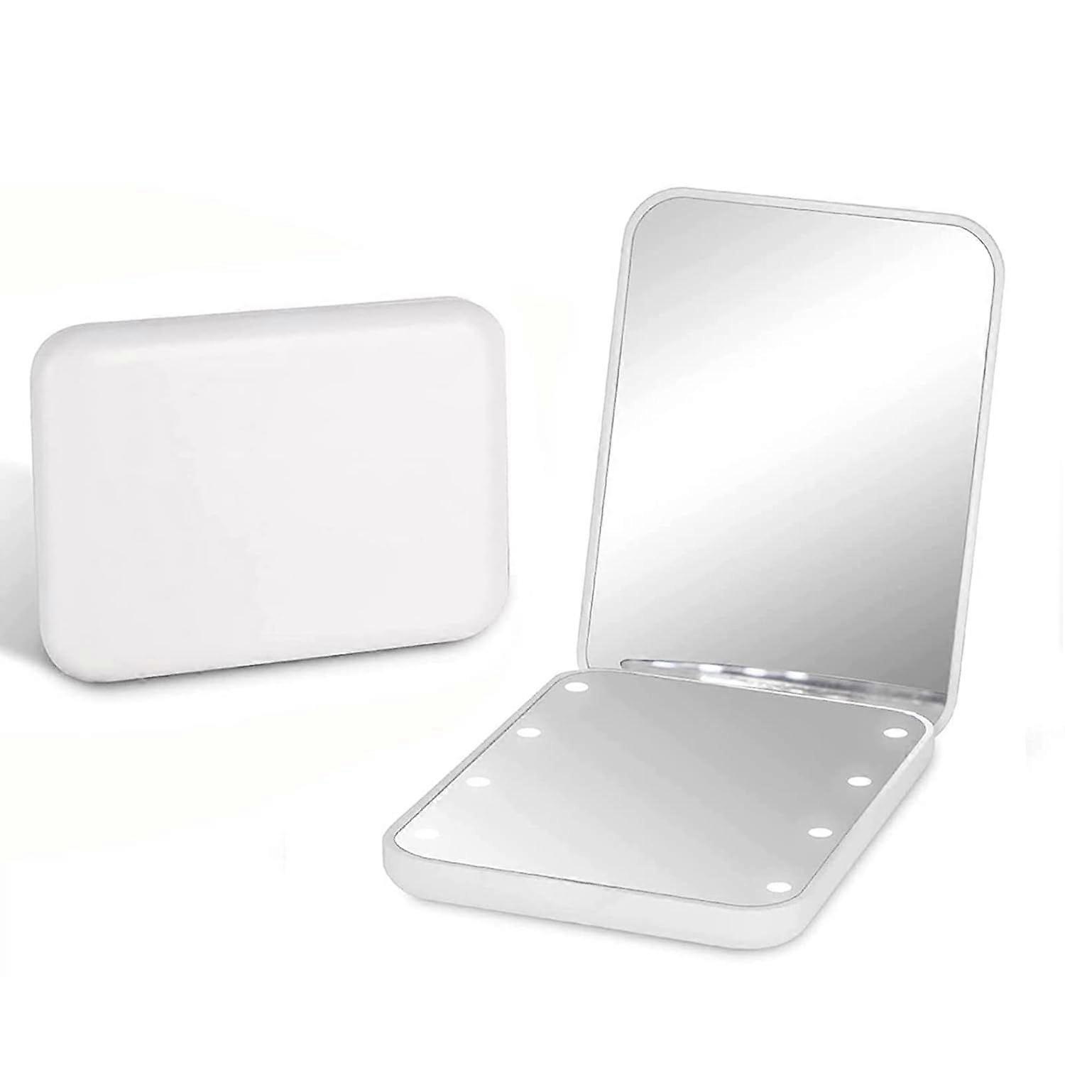 Magnification LED Compact Travel Makeup Mirror
