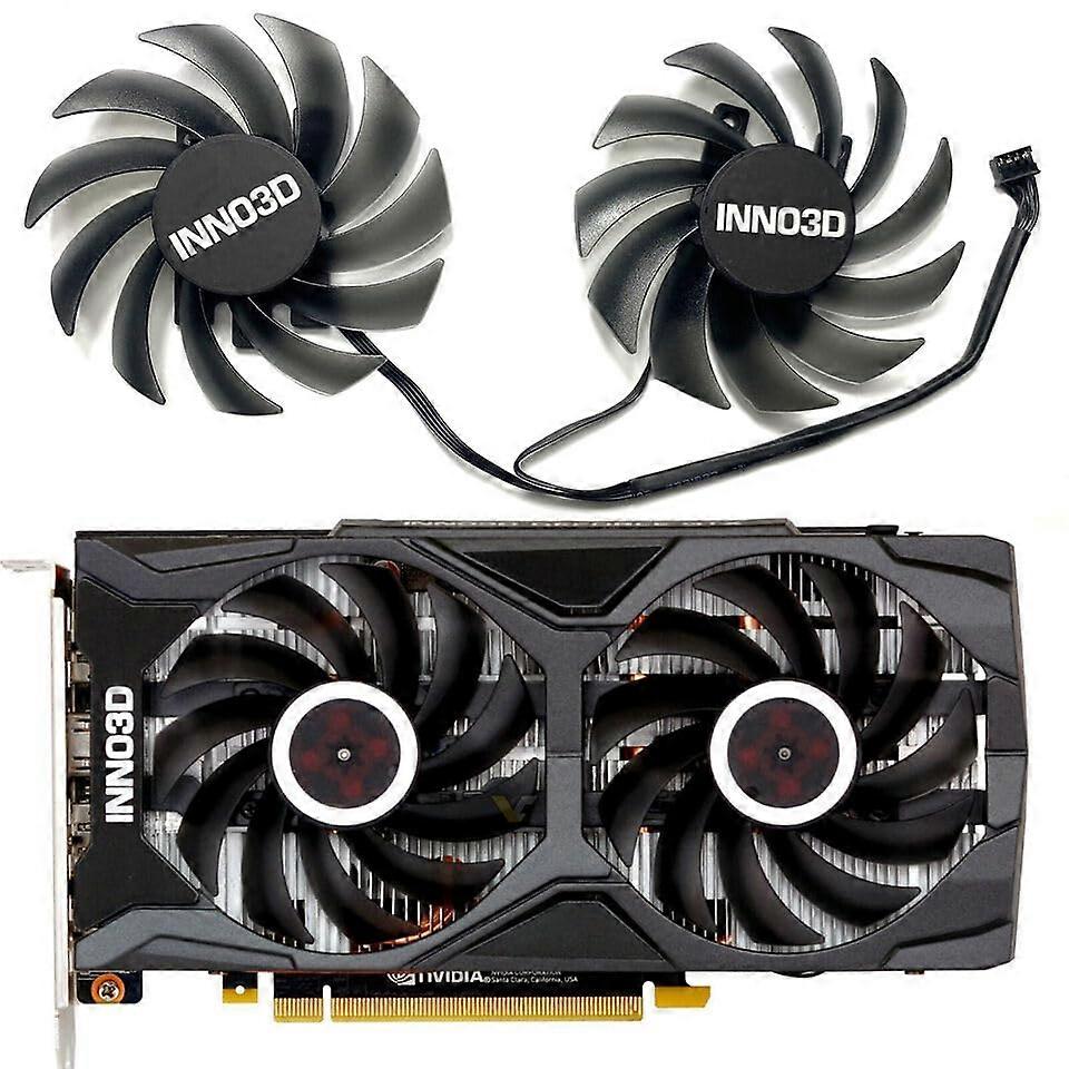 75MM Graphic Card Cooling Fans Cooler Fit for INNO3D P106100 GTX1660 1660ti Graphic