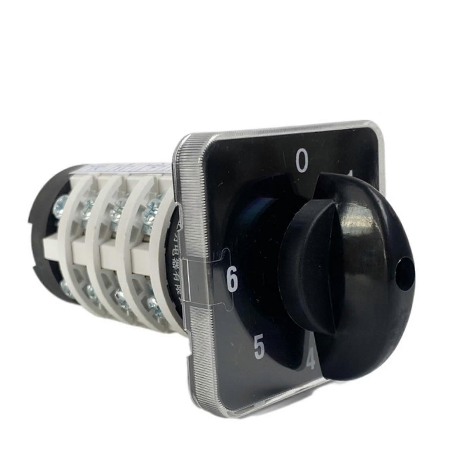 Rotary Knob 6 Position 06 YMZ1220/4 Manual Changeover Cam Switch 20A 690V 4 Section