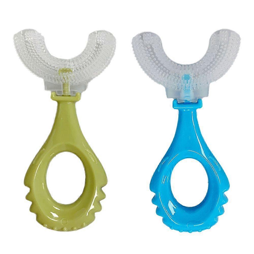 Soft Silicone Training U Shaped Toothbrush - U Shaped Toothbrush Kids