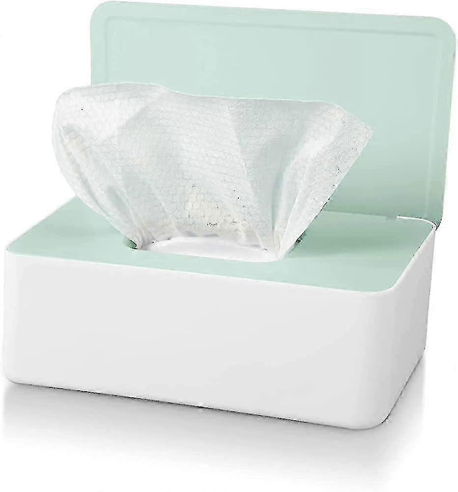 Tissue Box With Lid, Waterproof Dustproof Wet Wipes Box, Tissue Dispenser For Car Home Off