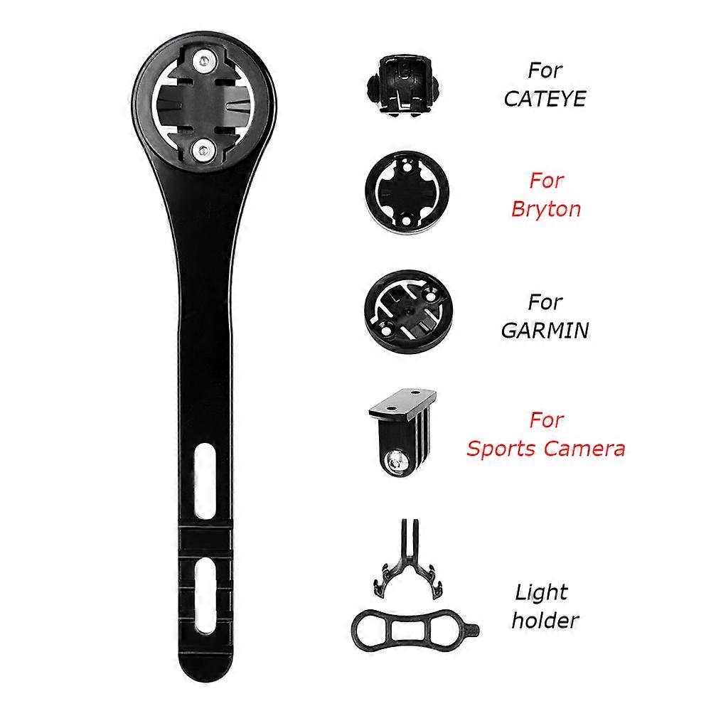 Road Bike Handlebar Computer Mount Holder for Garmin/Cateye/Bryton Bicycle Computer Sports Camera Mount Flashlight Holder Bracket