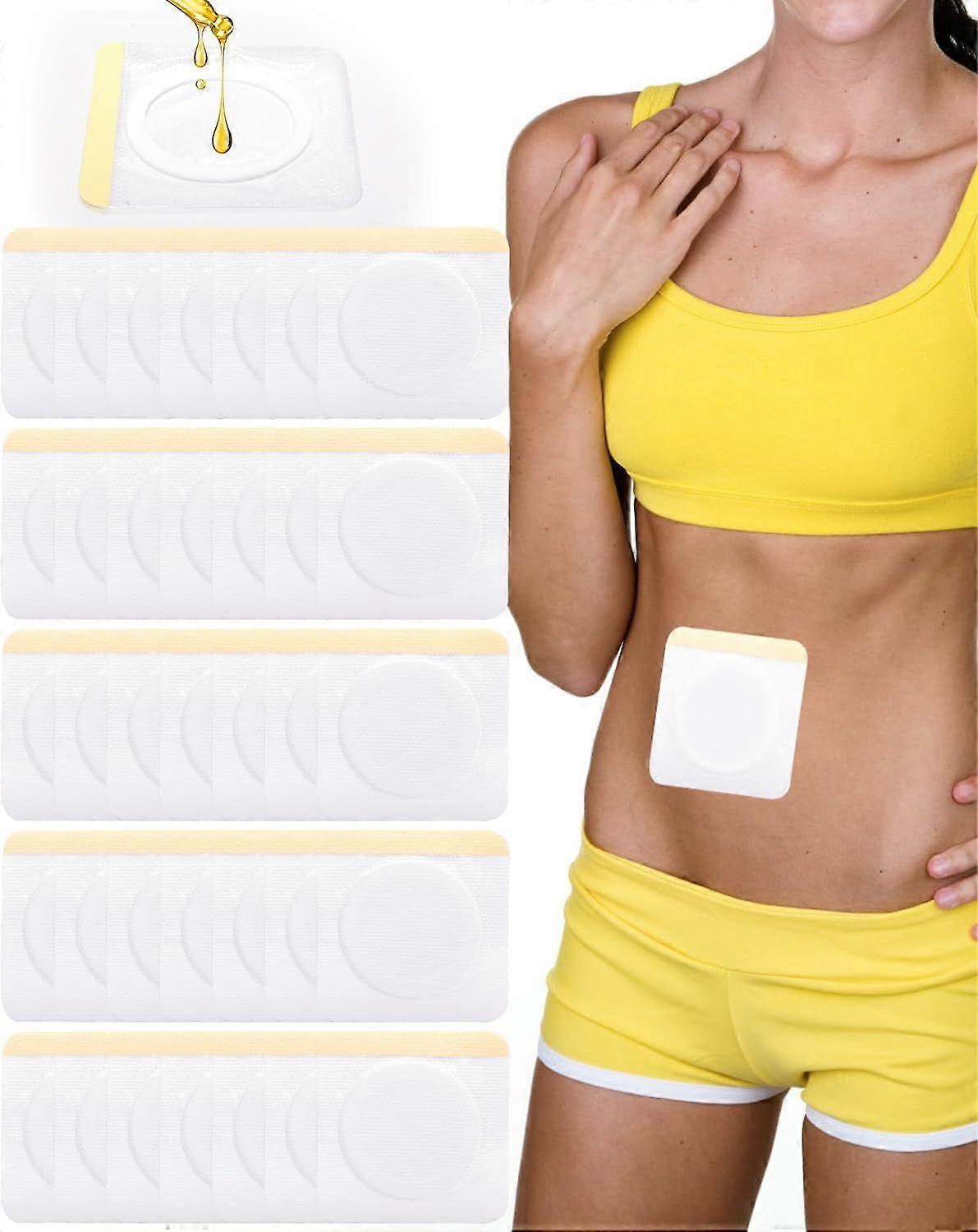 Patchs nombril jetables à l'huile de ricin, modèle le plus récent (2025), 36 pièces