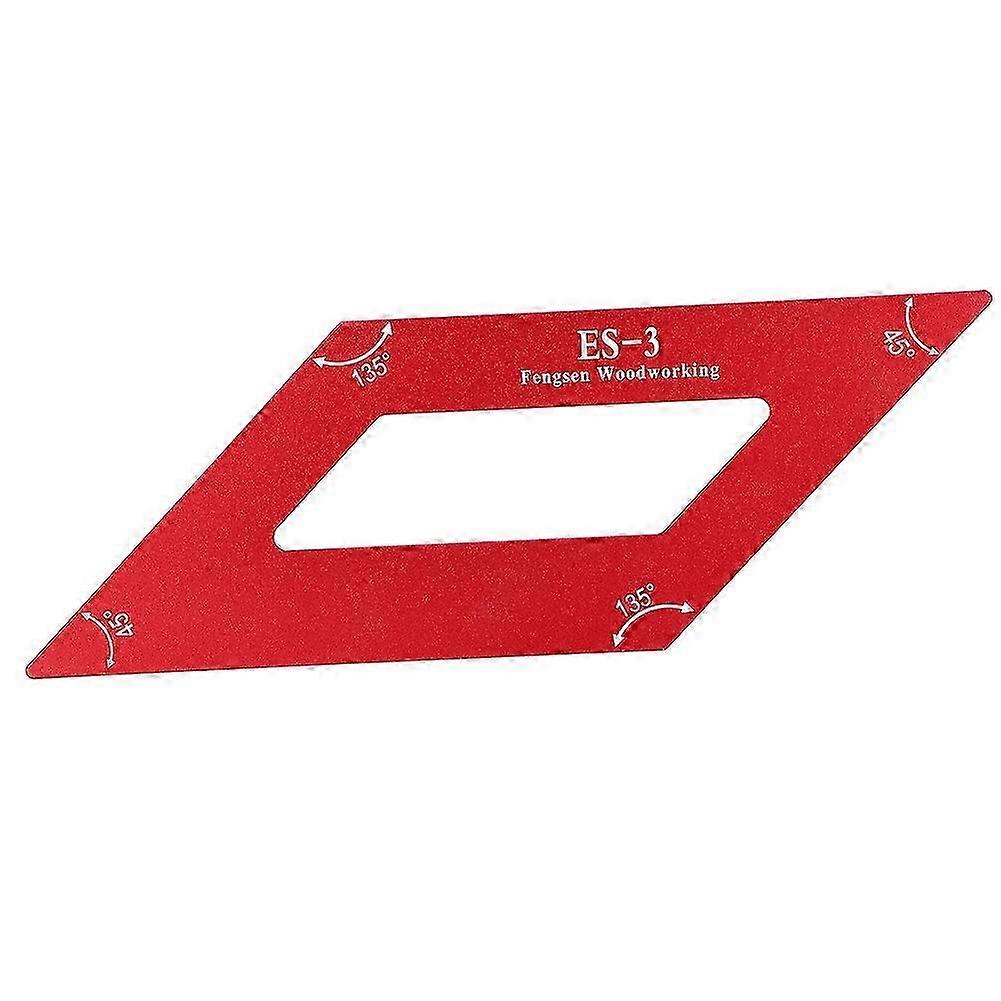 Angle Ruler Scriber Marking Tool Aluminum Alloy Measuring Ruler and for Carpentry