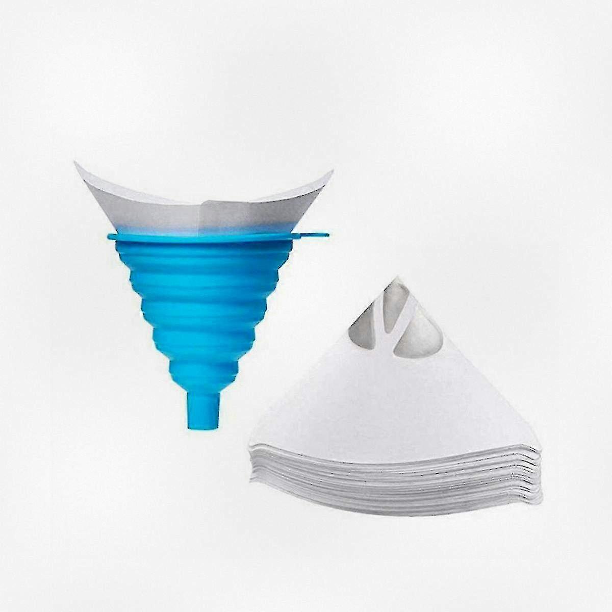 disposable 100pcs paper paint filter funnel for straining and purifying, conical shape
