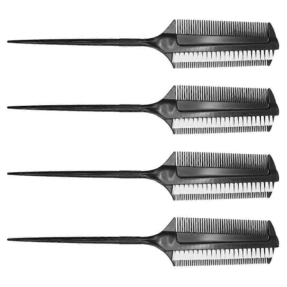 Hair Brush with Sharp Tail Comb for Precise Hair Tinting
