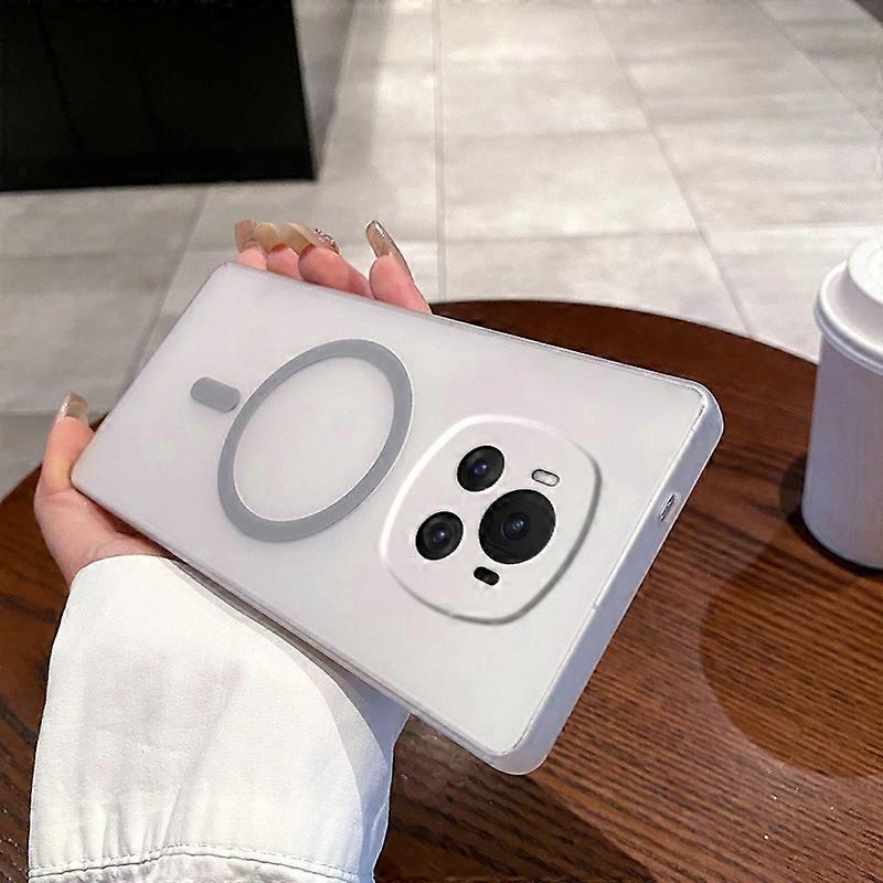 For Honor Magic6 5G Case Compatible with MagSafe Precise Cutouts Matte PC Phone Cover