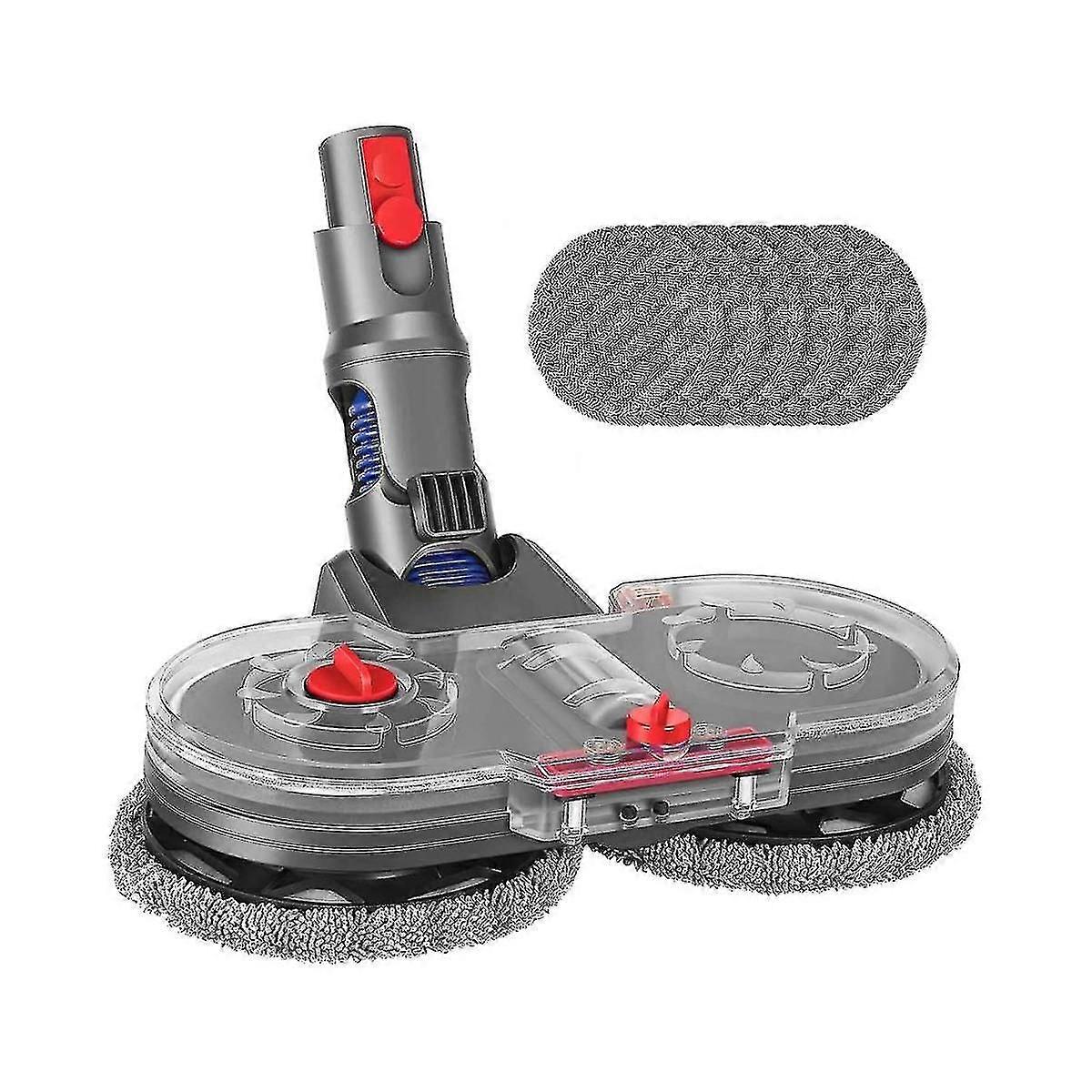 חיבור מגב חשמלי ל- V12 זהה חיבור מגב דק לשואב אבק עם 6 רפידות מגב ומיכל מים נשלף