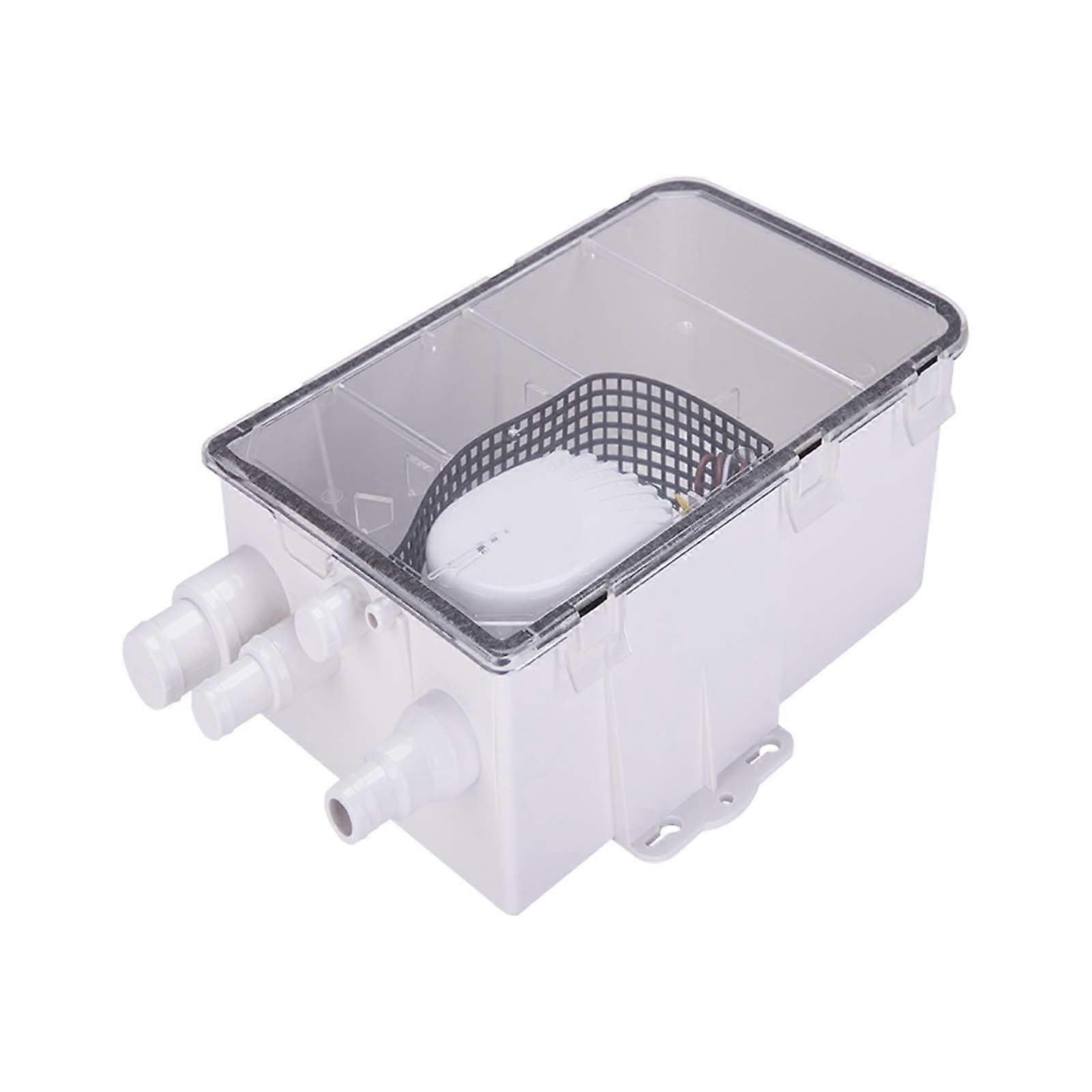 Boat Shower Pump 24V 750GPH Automatic Sump Pump for Marine RV Camping with Float Switch Multi Port Drain Box System