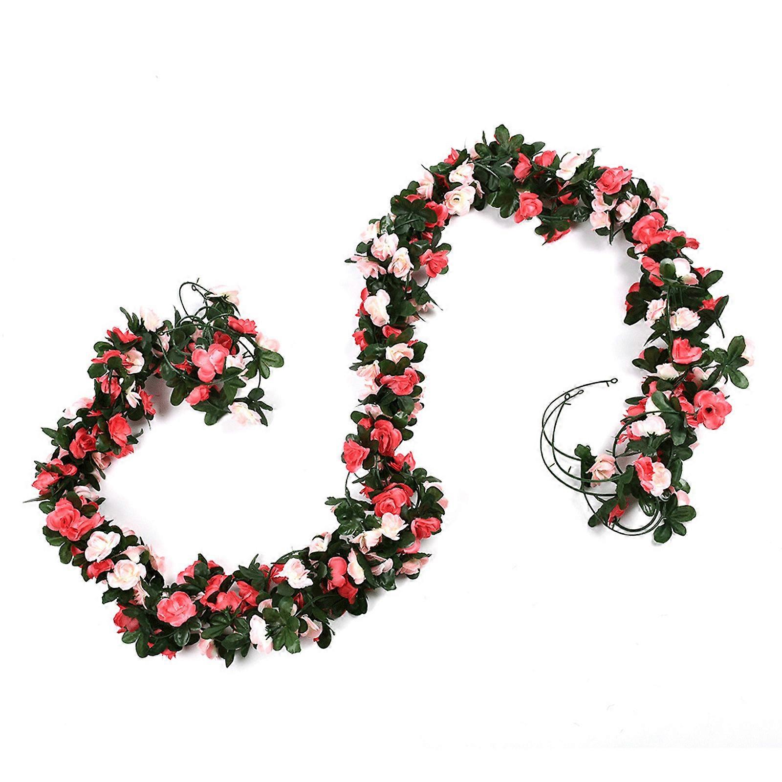 Elegant Artificial Rose Vines For Wedding Home Decor, Multi-pack Flower Garlands, Durable Lifelike Blooms Perfect For Any Event Or Space, Multicolor,